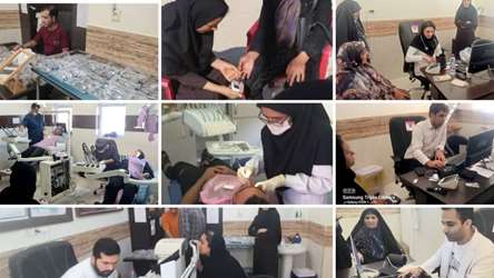 ارائه خدمات جامع درمانی در درمانگاه جهادی سلامت 